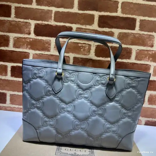 First bag ru matelassé medium tote GG GUCCI leather 0629